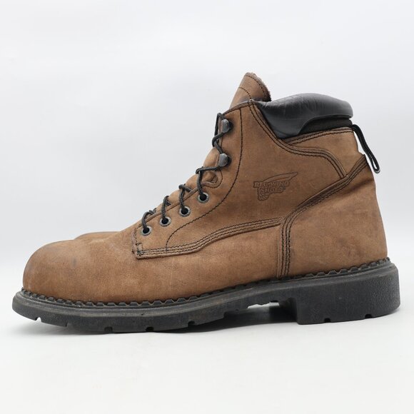 Red Wing Boots 6 Inch Dynaforce 4406 Men's Size 11 D Brown Leather Steel Toe USA - Picture 4 of 11